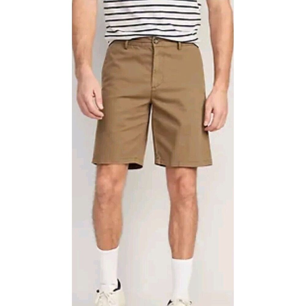 Mens Old Navy Slim Built-In‎ Flex Rotation Chino Shorts 9-inch inseam 36 Waist